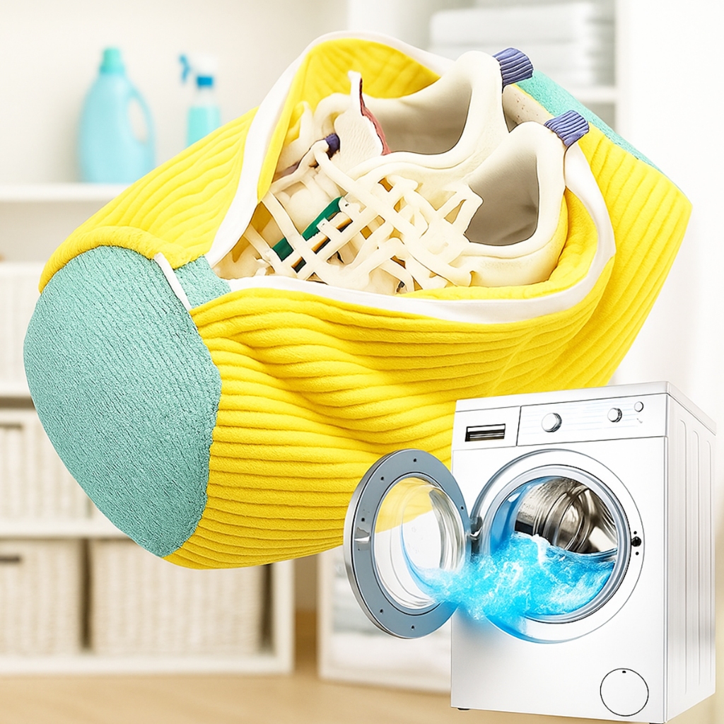 Saco Para Lavar Tênis e Sapato na Máquina de Lavar Sem Danificar Lavanderia e Viagem em Oferta na Shopee
