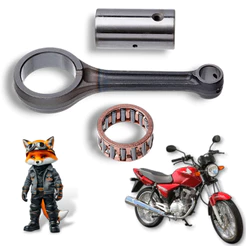 BIELA COMPLETA KIT HONDA TITAN FAN CG 125 NXR BROS 125