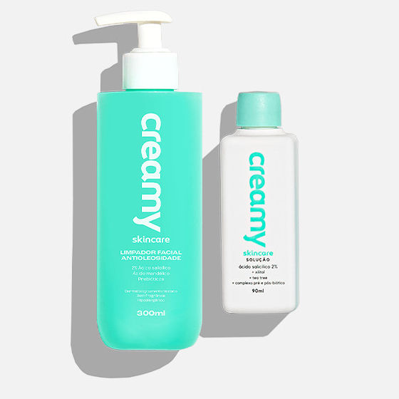 Duo Limpador Antioleosidade + Tônico Antioleosidade Ácido Salicílico