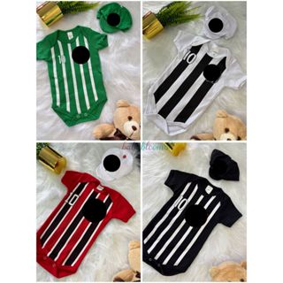 Body e Acessório Boina Infantis Temáticos Times brasileiros para Mêsversário e Fantasias em Oferta na Shopee