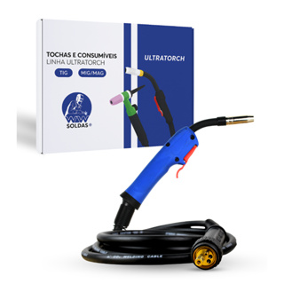 Tocha Solda Mig Ut-15 3m 200a Com Conector Euro Wwsoldas em Oferta na Shopee