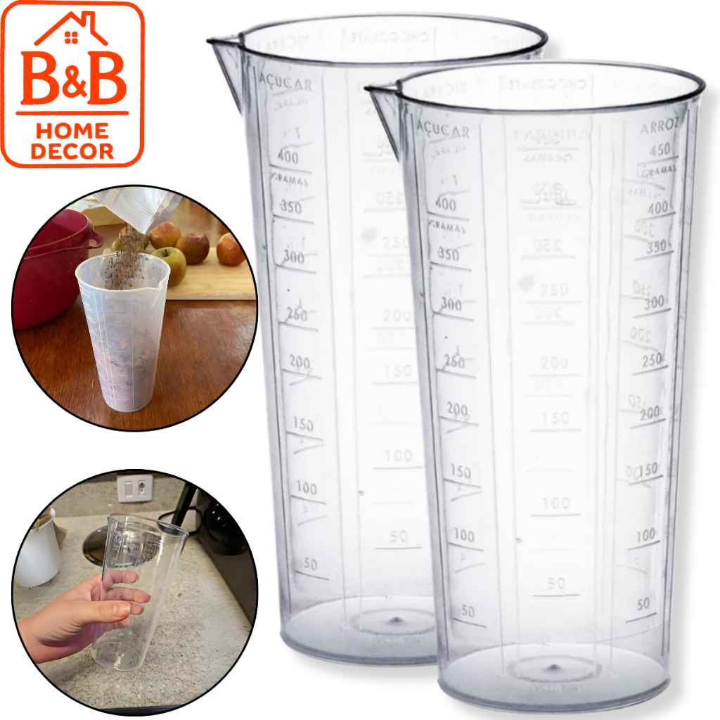 Medidor Graduado 500ml – Praticidade para Suas Receitas com Medidas Exatas