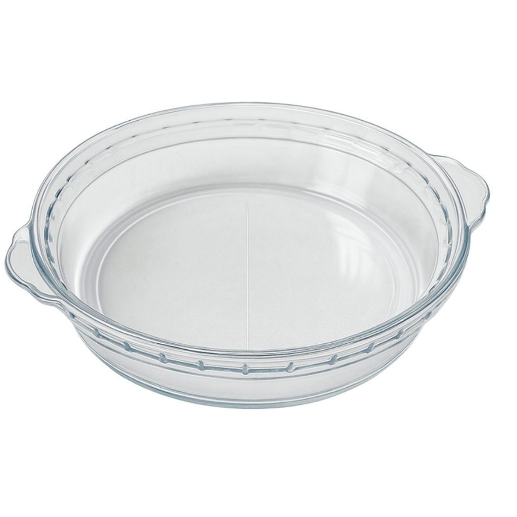 Assadeira Refratário De Vidro Redonda 20cm Transparente em Oferta na Shopee