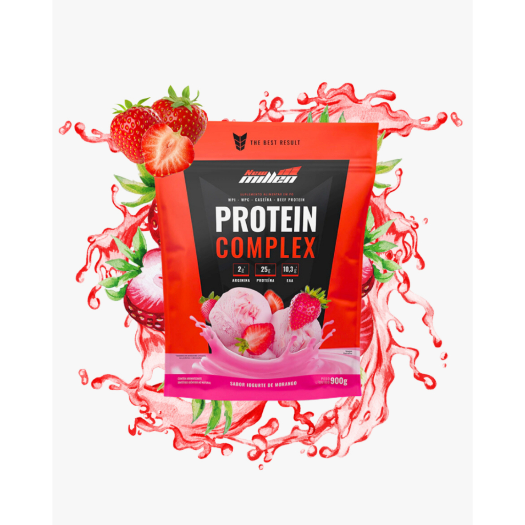 Detalhes do Kit 2 Refis Whey Protein Complex 900g Cada - New Millen