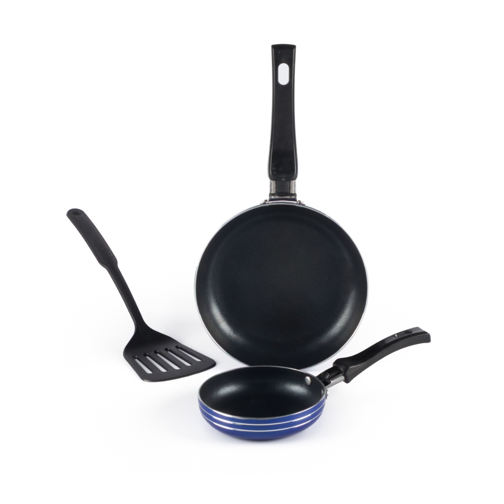 Jogo De Frigideiras Cerâmica Indução e Gás 2 Peças Mais Espátula