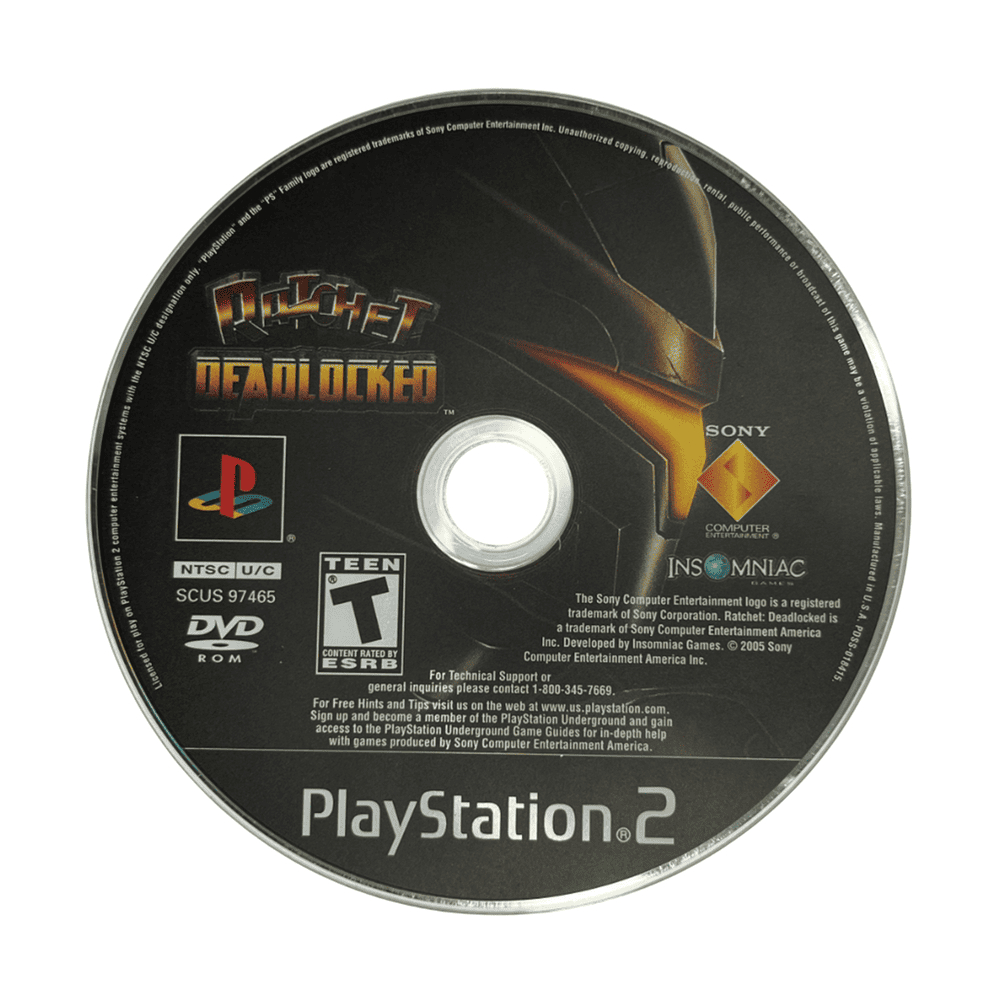 Ratchet Deadlocked (Somente Disco) - para PS2 (Seminovo)