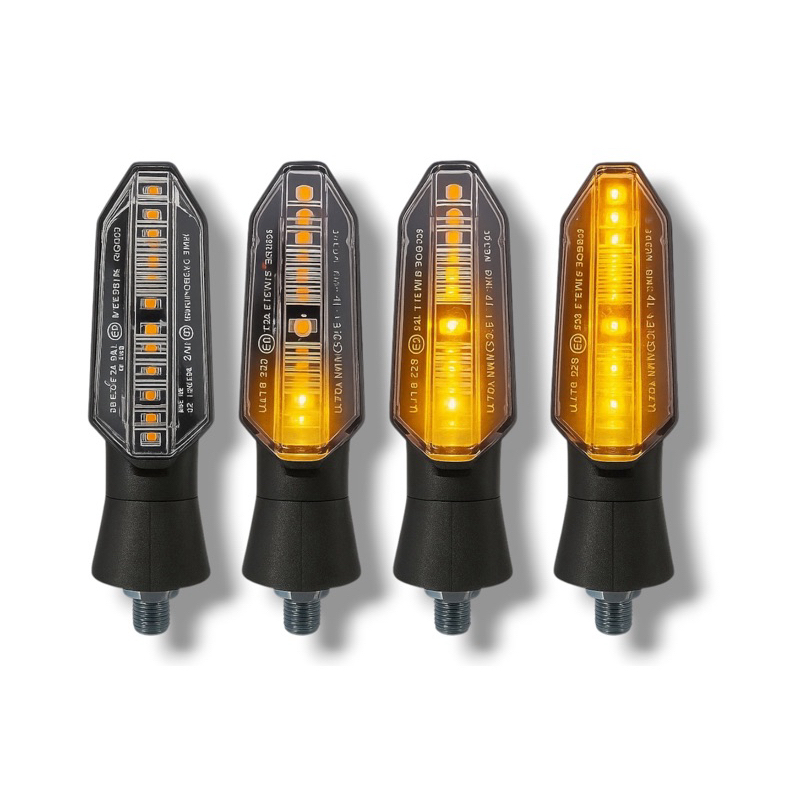 Kit 04 Piscas Moto Seta Led Sequencial Twister Cb300 Xre