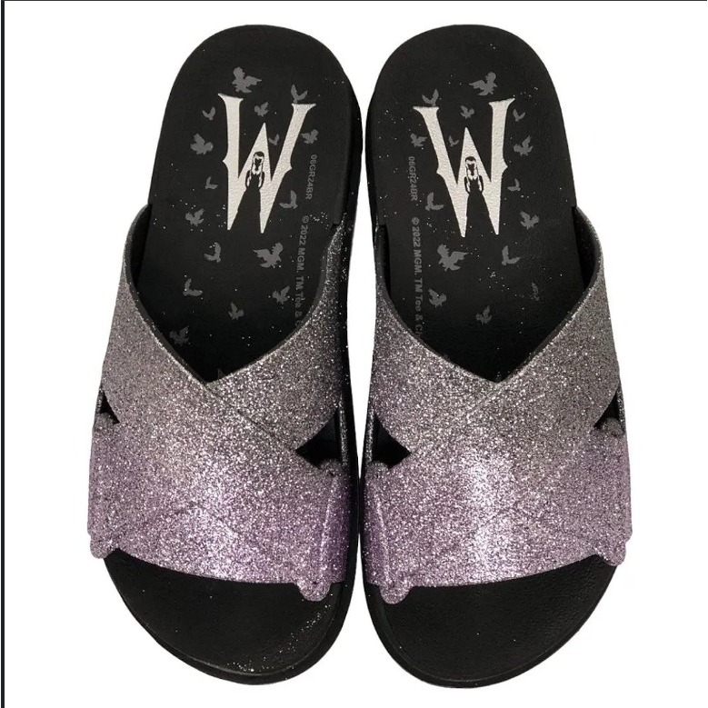 CHINELO WANDINHA DARK SHI PRETO/ROXO GLITTER CHINELO WANDINHA DARK SHI PRETO/ROXO GLITTER