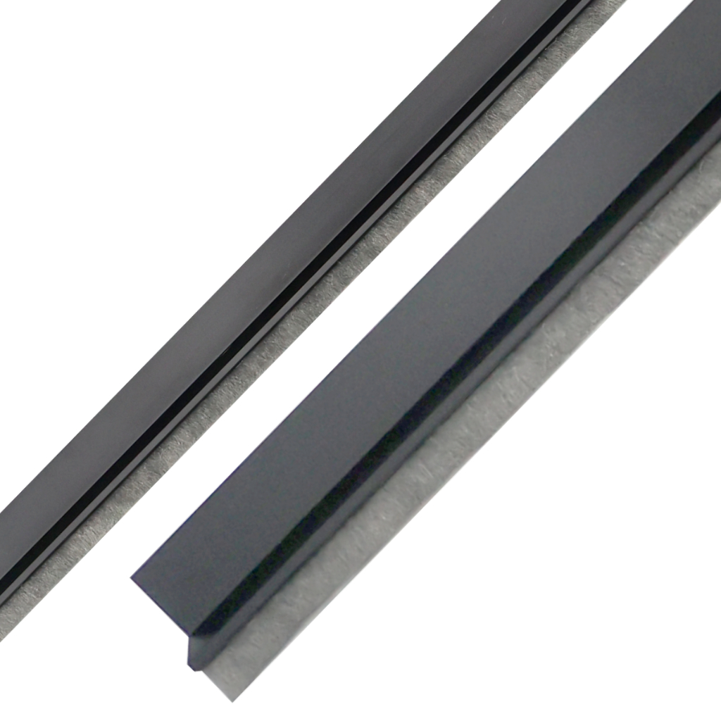 Veda Porta com Cerdas Preto PVC Autoadesivo Vedação contra Poeira e Insetos