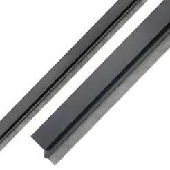 Veda Porta com Cerdas Preto PVC Autoadesivo Vedação contra Poeira e Insetos