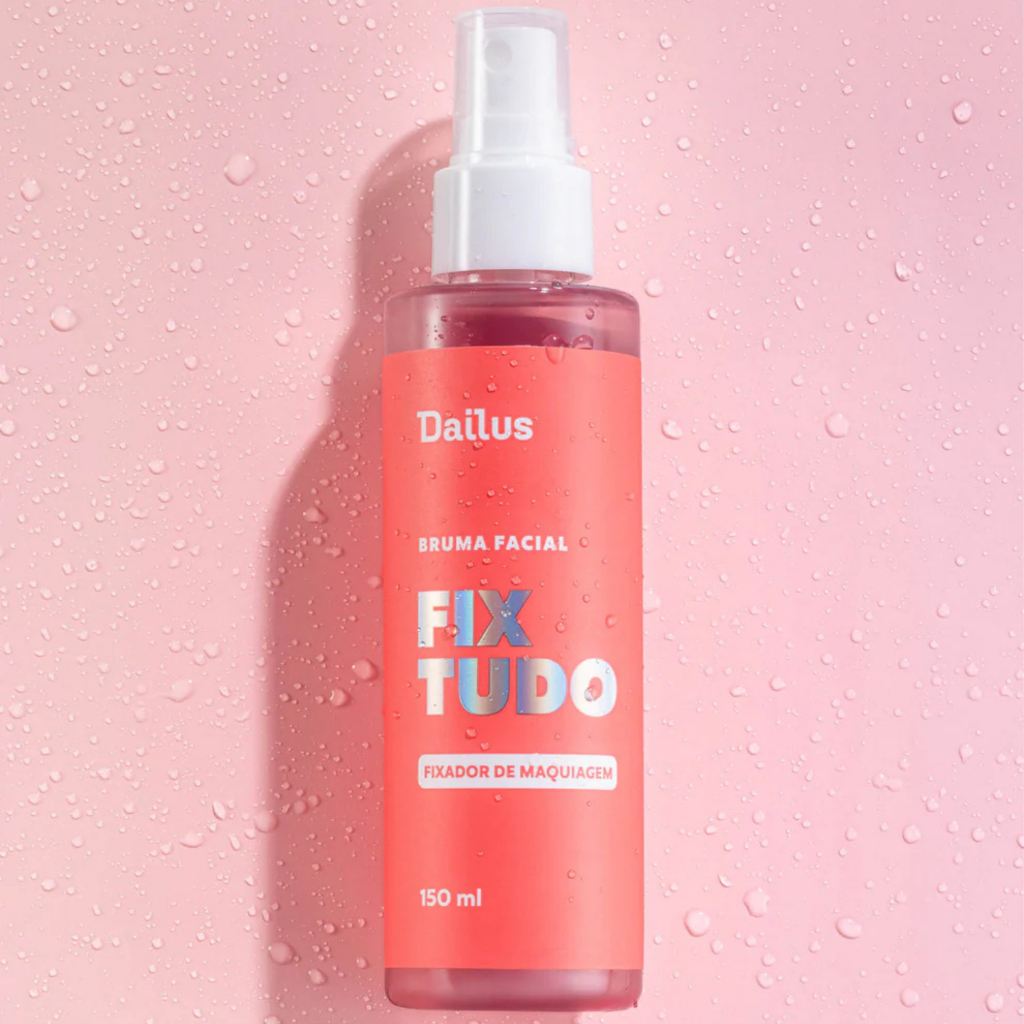 Bruma Facial Fix Tudo Dailus | Hidrata, Refresca e Prolonga a Duração da Maquiagem Bruma Facial Fix Tudo Dailus | Hidrata, Refresca e Prolonga a Duração da Maquiagem