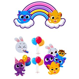 Topo de Bolo Personalizado BoloFofos em Oferta na Shopee