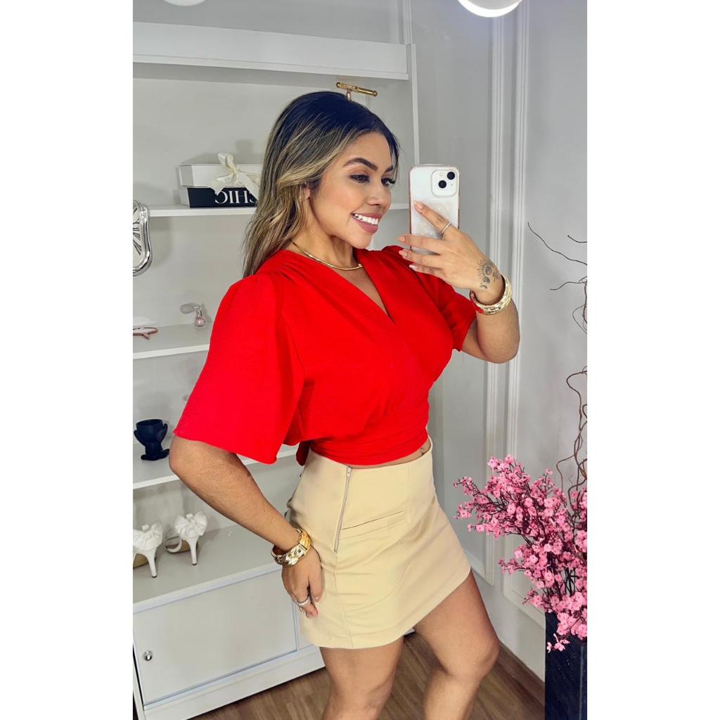 Cropped Manga Bufante Princesa: Onde Comprar | BuscaProdutos