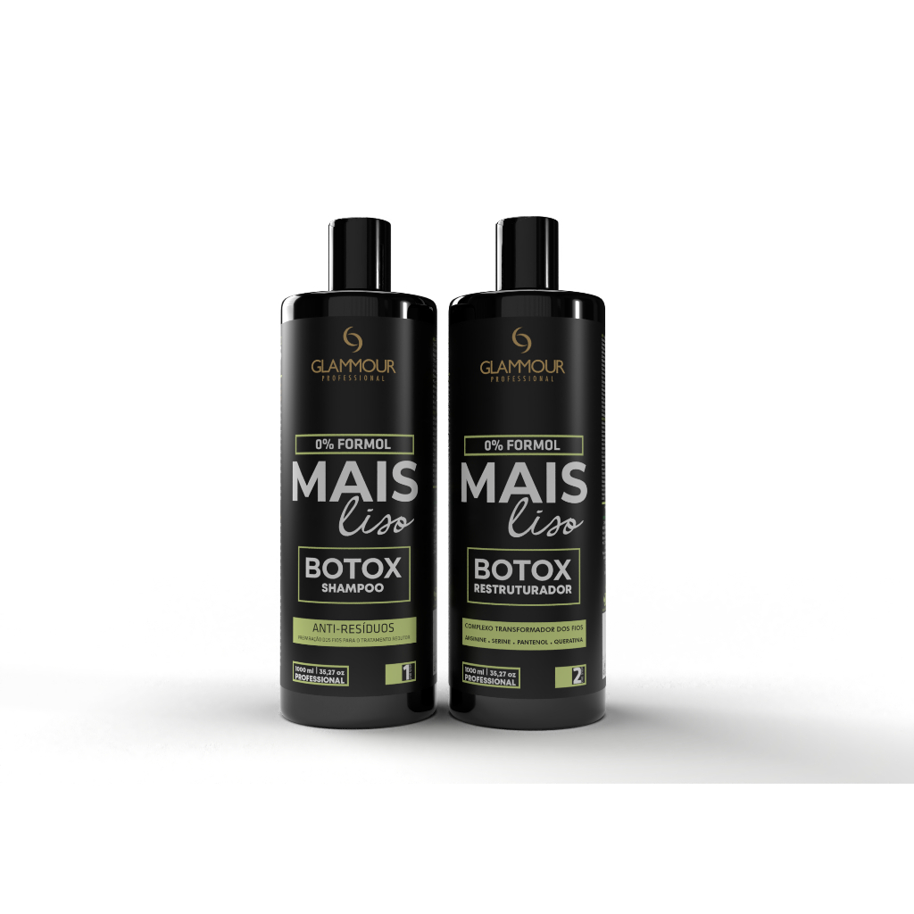 Kit Shampoo Botox Hidratação e Alinhamento dos fios