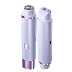 Barbeador Depilador Elétrico Para Mulheres 2 em 1 Recarregável.