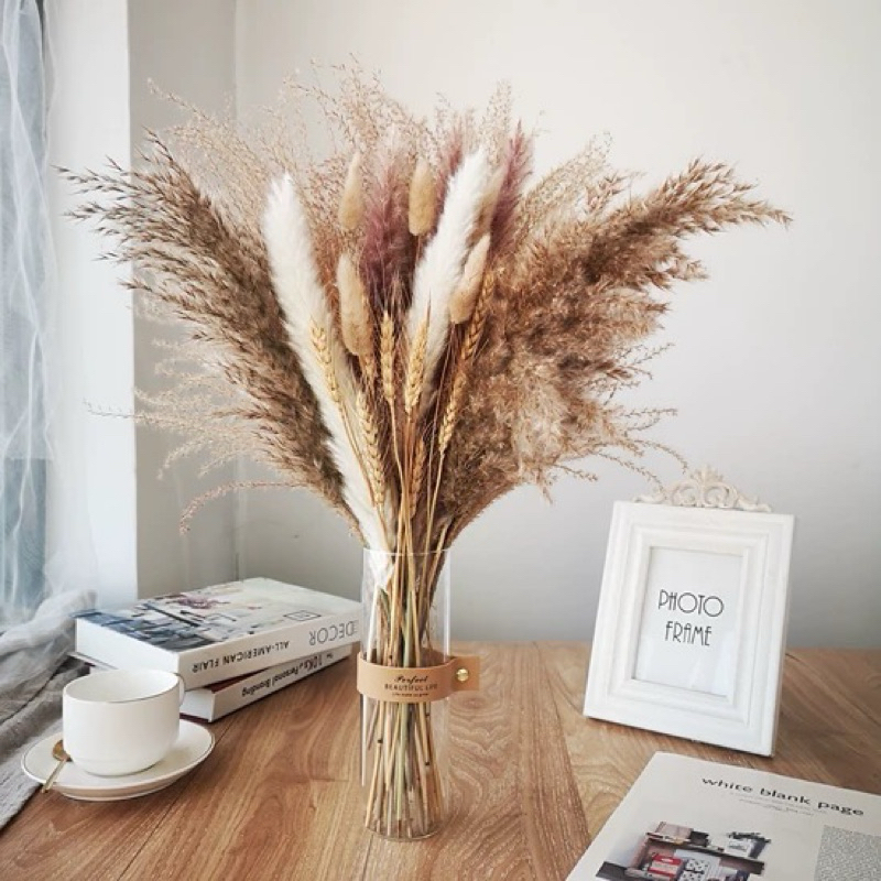 Galho de seca Artificial 80cm Capim-de-junco, Decoração de casa, decoração de mesa sala de estar, decoração de casamento