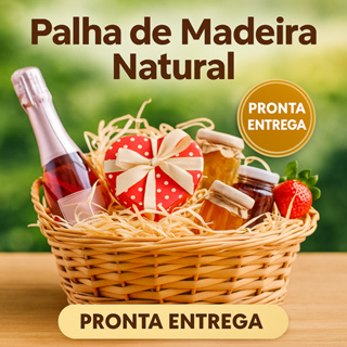Palha Decorativa Natural Para Cestas e Decorações Pacote de Palha 50g em Oferta na Shopee