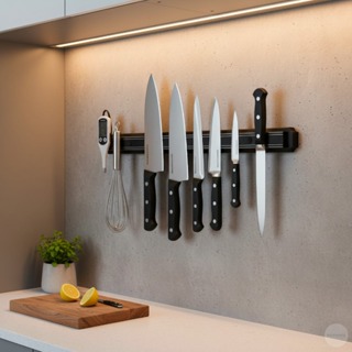 Barra Magnética Imã Suporte Para Facas e Ferramentas Parede Cozinha Churrasqueira 50 ou 33cm Envio Imediato em Oferta na Shopee