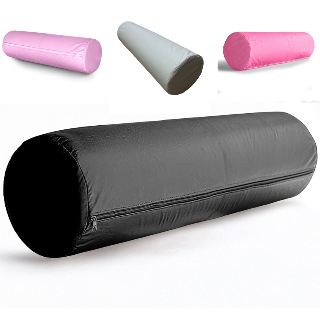 Imagem Rolo para Fisioterapia Posicionamento Descanso Apoio de Perna 60x18Cm  Impermeável