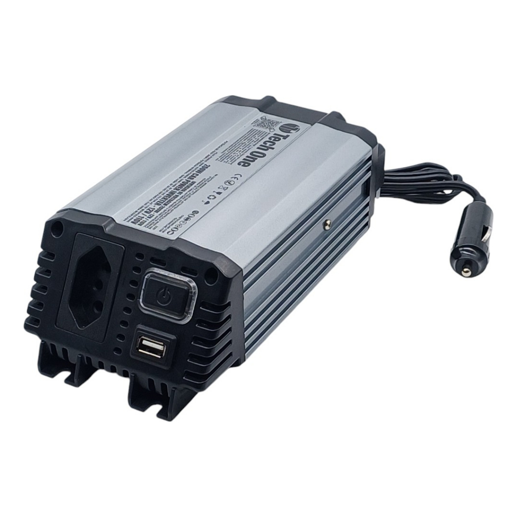 Inversor De Tensão Tech One 100w Nominal 12v Para 110v em Oferta na Shopee