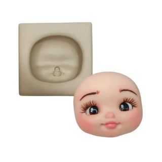 Molde de silicone Mag Rostinho Jully - cód 1798 em Oferta na Shopee