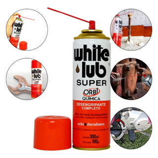 Desengripante White Lub 300ml Lubrificação Eficiente com Proteção Antiferrugem em Oferta na Shopee