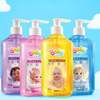 Sabonete Líquido Muriel Baby  Base Vegetal com PH 500 ML