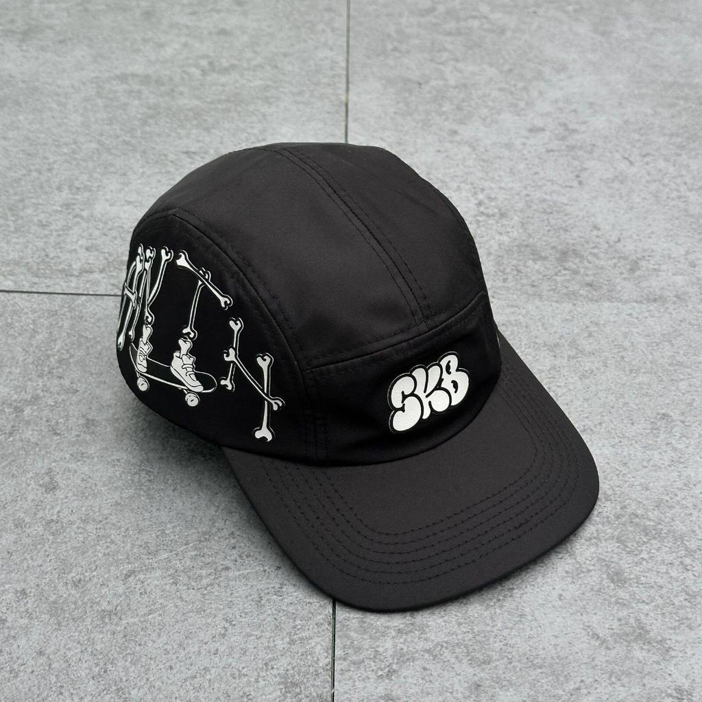 Boné Five Panel Anth Co Original Strapback Aba Reta SK8 Preto