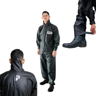 Conjunto Completo Capa De Chuva Pvc  Resistente  Motoqueiro Promoçao em Oferta na Shopee