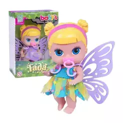 Boneca Babys Collection Mini Fada com Acessórios Super Toys - 372