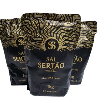 SAL MARINHO INTEGRAL  DE MOSSORÓ FINO  – Rico em Minerais 1kg em Oferta na Shopee