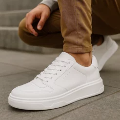 Tênis Casual Masculino Calçado Sola Alta Sneaker Oversize Numerção Especial Original