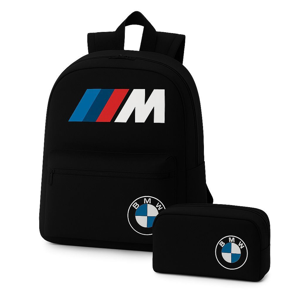 Kit Mochila e Necessaire BMW M Sport  Estilo Automotivo, Qualidade Premium e Design Exclusivo em Oferta na Shopee