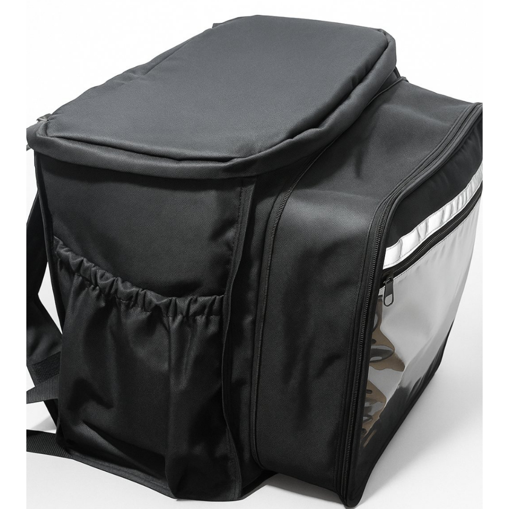 Mochila Bag Impermeável Térmica Entrega Motoboy Delivery Isobag Pizza 90L Sem Isopor P Baú Alforge