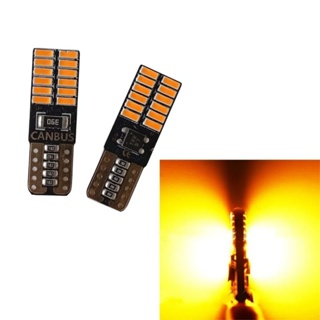 Par Lâmpada T10 24 LEDs 3014 SMD Laranja 12V Super Brilho Automotivo
 em Oferta na Shopee