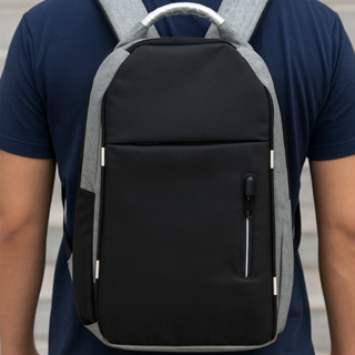 Mochila Notebook Anti Furto Impermeável Alça Reforçada Cadeado Saida Cabo Aux Usb Fone Ouvido em Oferta na Shopee