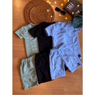 Conjunto Basico Menino Mauricinho Infantil Kit 2 Peças Short e Camisa em Oferta na Shopee