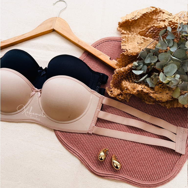 Kit 5 Sutia Tomara que Caia com Bojo Liso Basico Laterais Largas Conforto Lingerie Feminina Mulher em Oferta na Shopee