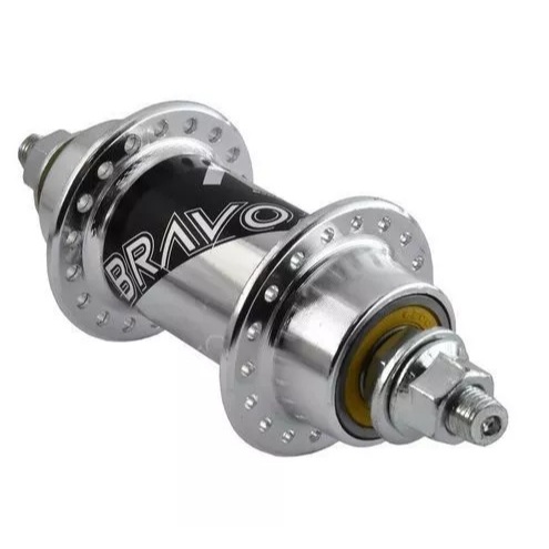 Cubo Dianteiro Bicicleta Alumínio Com Rolamento 6200 36 Furos Bravo 2 NEK  Preto ou Polido Bike em Oferta na Shopee