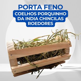 Porta Feno Coelhos Porquinho da India Chincilas Roedores em Oferta na Shopee