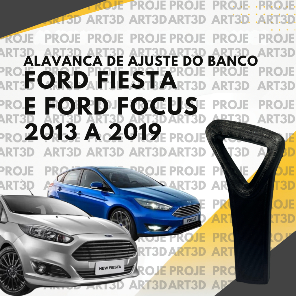 Alavanca Regulagem Trilho Banco Ford New Fiesta Focus 2013 A 2019 Motorista Passageiro
