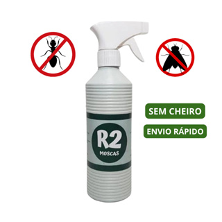 R2 Moscas Repelente sem cheiro com borrifador para uso em casas, mercados, padarias e lojas em Oferta na Shopee