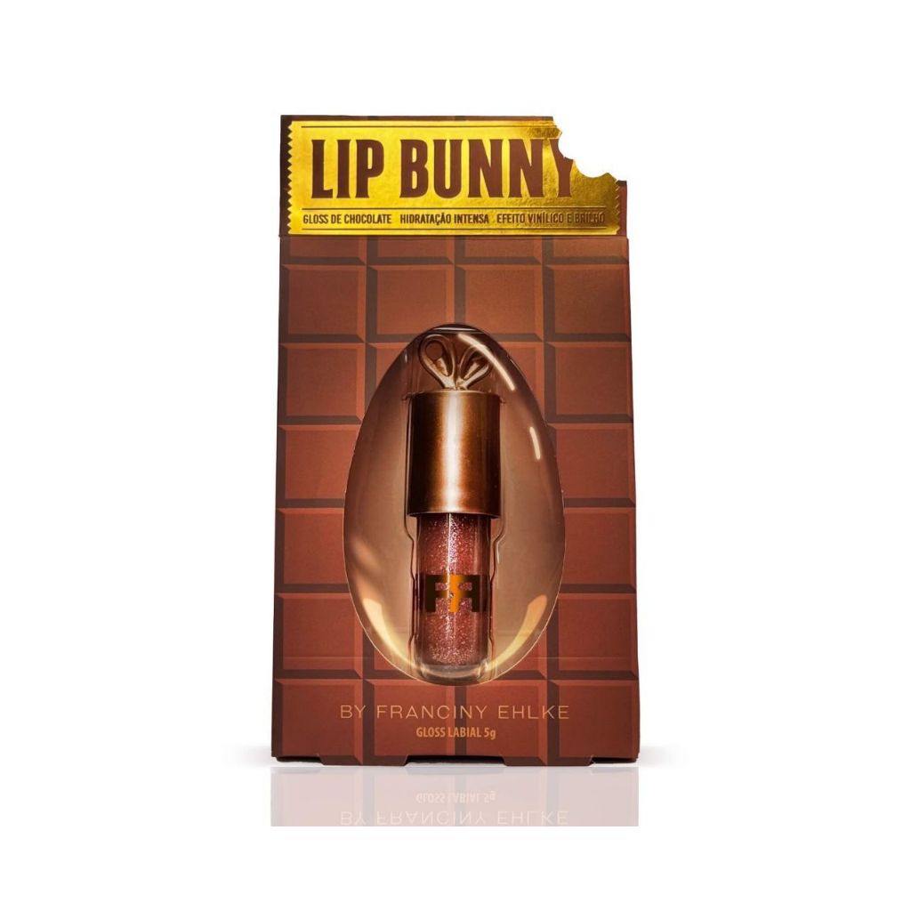 Gloss Labial Chilli Cake Franciny Ehlke 4 Unidades + Lip Bunny Chocolate Brilho Intenso Sensação Picante Original — imagem 2 de 2
