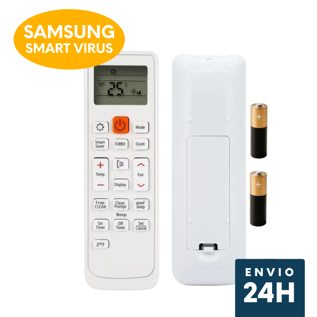 Controle Remoto Para Ar Condicionado Samsung Split Virus Doctor Inverter Max Plus