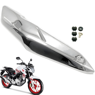 Protetor Escapamento Cb 250F Twister 2016 a 2023 Titan 160 2016 a 2023 Mais Kit Fixação em Oferta na Shopee