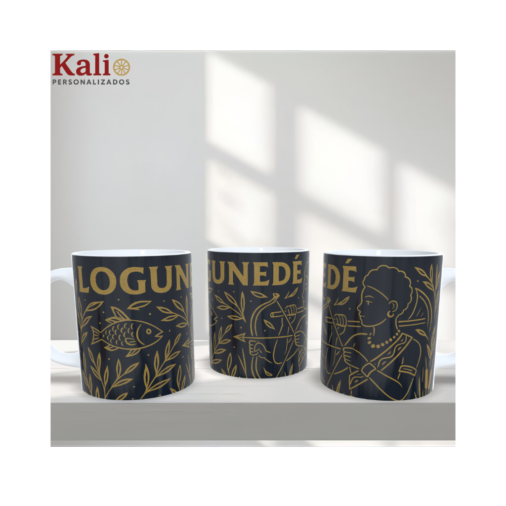 Caneca Logunedé — Beleza, Caça e Prosperidade em Cada Gole