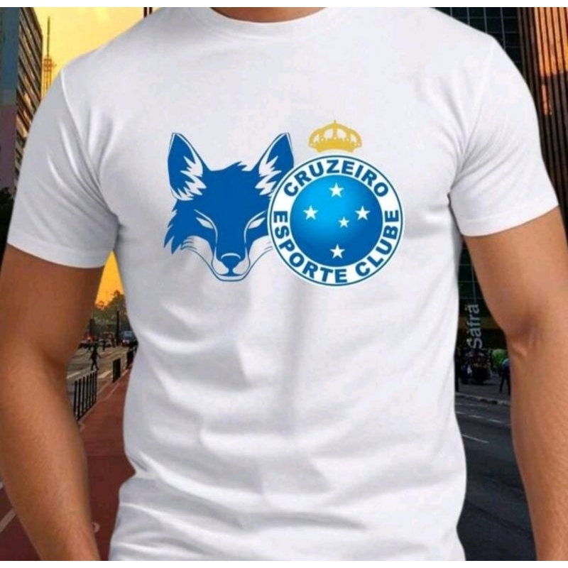 camisetas estampada unissex times brasileiros ombro a ombro timão do coração costuras reforçadas raposa  envio rápido