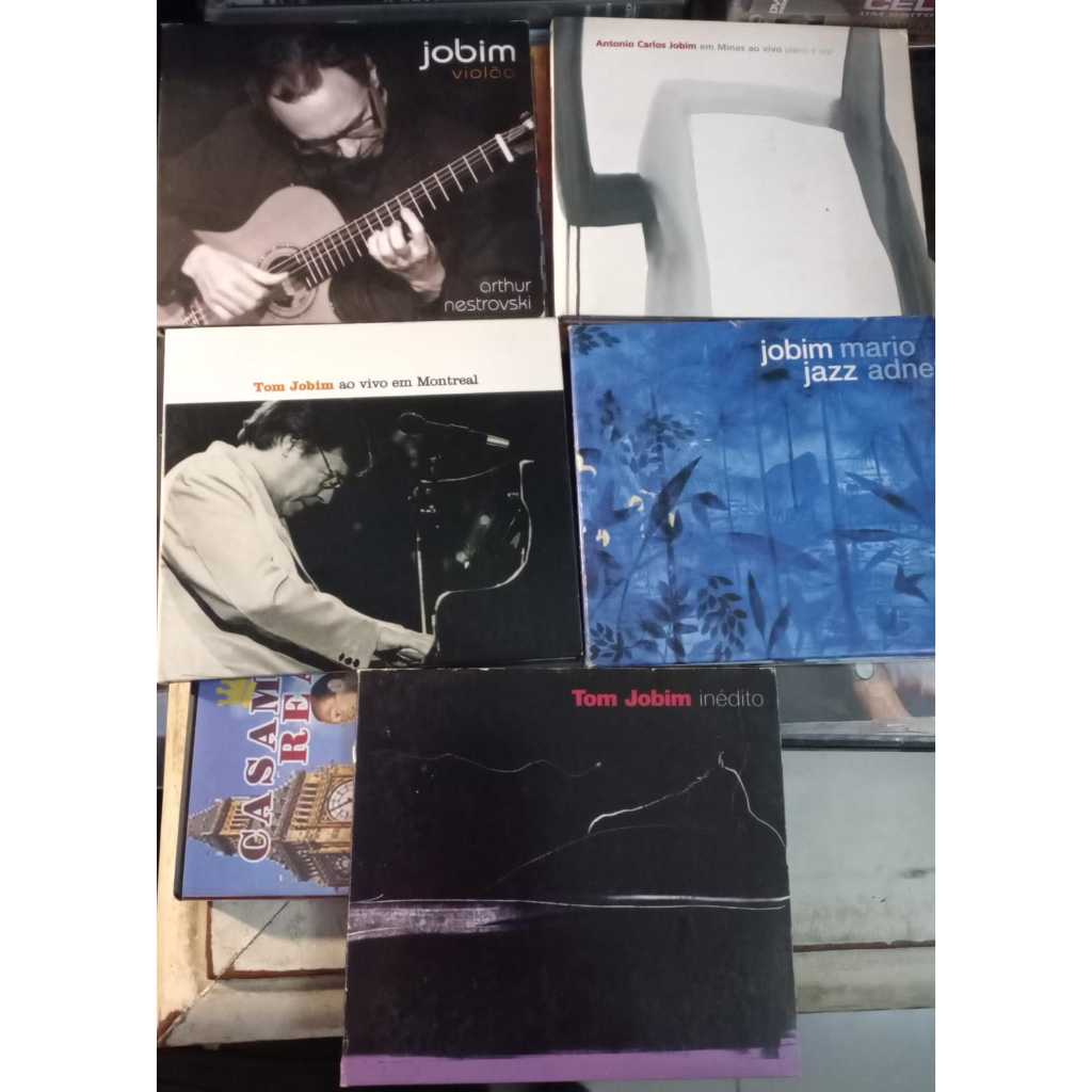 Cds Antonio Carlos Jobim Tom Em minas ao vivo Montreal Mario Adnet Violão Arthur Nestrovski Inédio Digipack