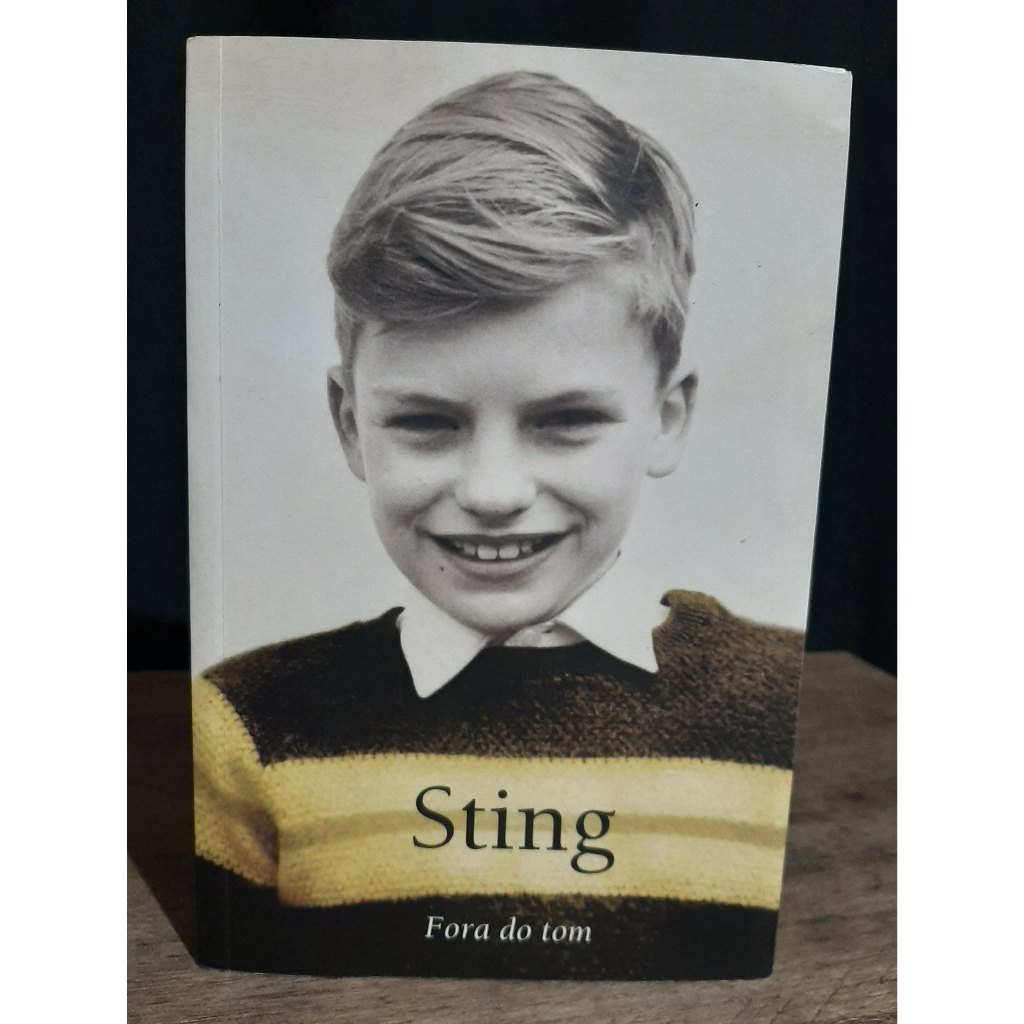 Livro Sting Fora do Tom - Cosac Naify - Biografia - Livro Raro