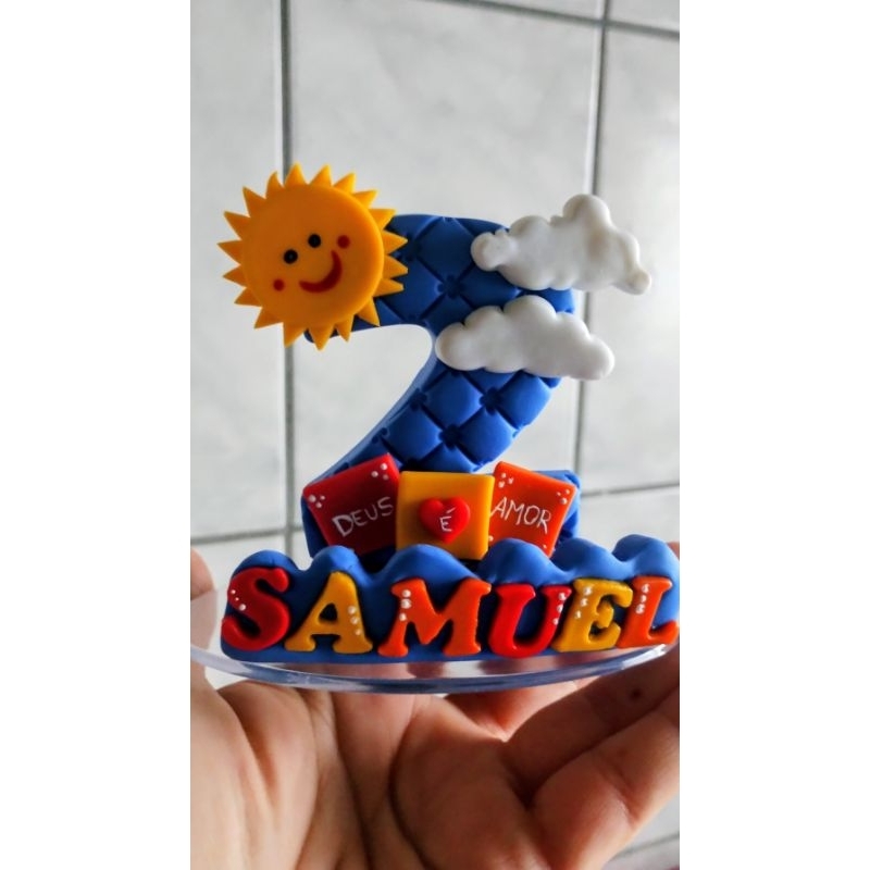 Vela Biscuit Três Palavrinhas